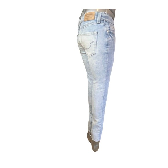 Levi's Signature Jeans Girls 12 Distressed Skinny Low Rise Stretch Adj. Waist (W - Picture 8 of 16